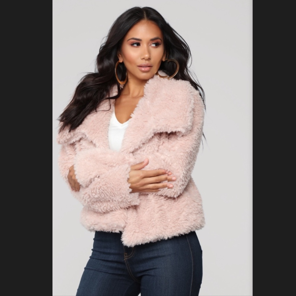 Fashionnova- pink super soft jacket
